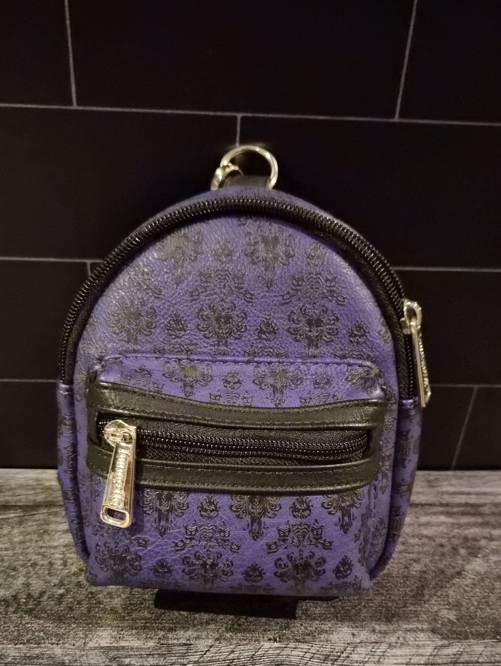 Disney Loungefly Haunted Mansion Mini Backpack Wristlet